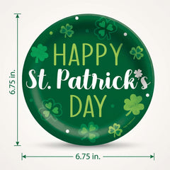 St. Patrick's Day Irish Blessings Paper Plates - 6.75"