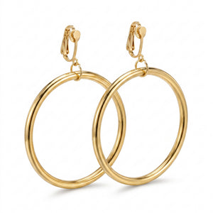 Jumbo Gold Pirate Hoop Earrings