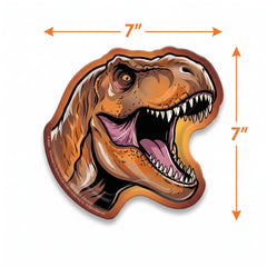 Jurassic World T-Rex Shaped Paper Plates, 7-Inch, 8-Pack