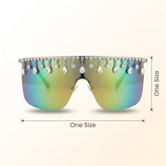 Dazzling Metal Frame Festival Glasses