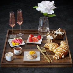 4.5 In. White Square Plates | 600 Count