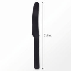 Black Plastic Economy Knives - 7.5 in.