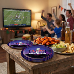 Super Bowl LVIII 6.75" Round Paper Plates