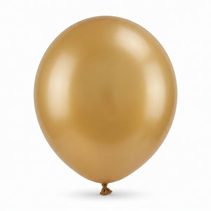 Gold Pearl Latex Balloons - 12" Round, 15 Pack
