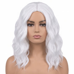 Chic White Body Wave Wig