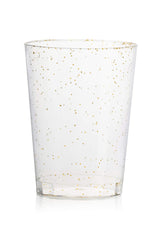 10 Oz. Gold Sparkle Plastic Tumblers | 480 Count