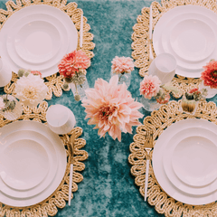 6 In. Trend White Plastic Plates | 10 Count