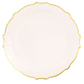 10 In. Rosè/Gold Petal Plates | 20 Count
