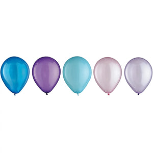 Cosmic Pearl Assorted Latex Balloons, 5-Inch, 25-Pack