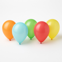 5" Sherbet Assorted Latex Balloons - 25 Pack
