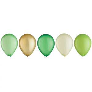 5" Assorted Natural Latex Balloons - 25 Pack