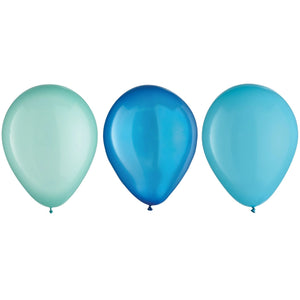 Aqua Blue 5" Latex Balloons - 25 Pack