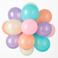 Sorbet Sphere Latex Balloon Chandelier