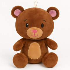 Adorable Bear Plush Balloon Weight Accessory