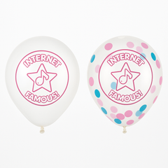 Internet Famous Confetti Latex Balloons - 12" Party Decor, 2-Pack