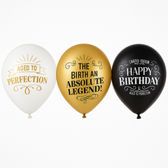 "Better with Age" Latex Balloons - 12-inch, 15-Pack