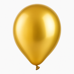 Golden Latex Balloons - Pack of 15