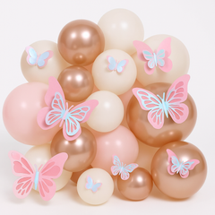 Iridescent Butterfly Balloon Decoration Kit