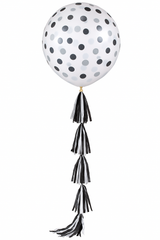 White 24-Inch Latex Graduation Balloon