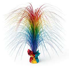 Vibrant Rainbow Spray Centerpiece