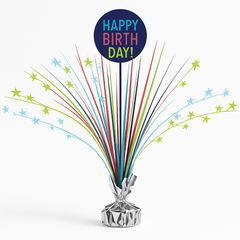 Modern Birthday Spray Centerpiece