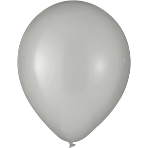 Luxaire Premium Silver Latex Balloons - 12" | 25 Count
