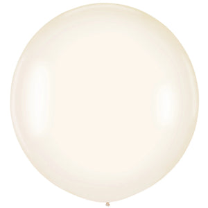 Luxaire Premium White Latex Balloons - 24" | 4 Count