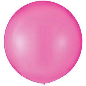 Luxaire Premium Hot Pink Latex Balloons - 24" | 4 Count