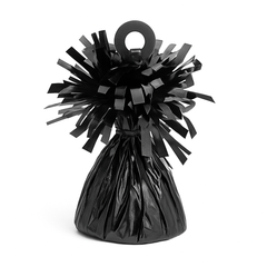 Sleek Black Balloon Weight - Perfect Party Accessory