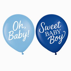 "Baby In Bloom" Latex Balloons - 15 Pack