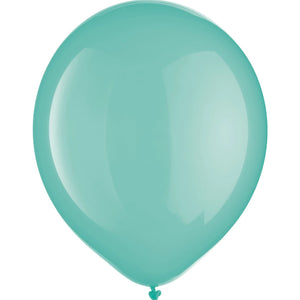 Robin Egg Blue Latex Balloons, 12-Inch, 15-Pack