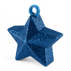 Royal Blue Glitter Star Balloon Weight