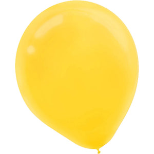Sunshine Yellow Mini Latex Balloons - 5 In. | 50 Pack