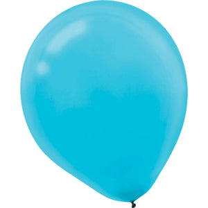 Caribbean Blue Mini Latex Balloons - 5 In. | 50 Pack