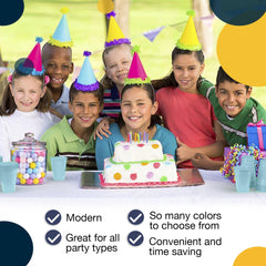 12 Oz. Light Blue Plastic Cups | 50 Count