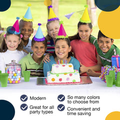 Little Gym - 12 Oz. Lime Green Plastic Cups | 100 Count