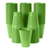 12 Oz. Lime Green Plastic Cups | 50 Count