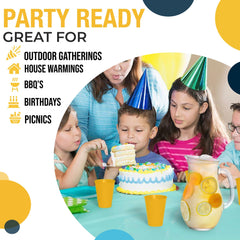 12 Oz. Yellow Plastic Cups | Case of 600