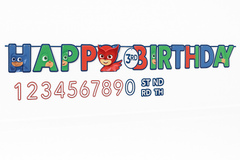 PJ Masks Customizable "Happy Birthday" Jumbo Banner