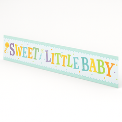"Sweet Little Baby" Baby Shower Banner