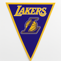Los Angeles Lakers NBA Pennant Banner