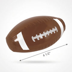 Mini Inflatable Footballs - 12 Pack