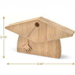 Wooden Graduation Cap Balloon Weight