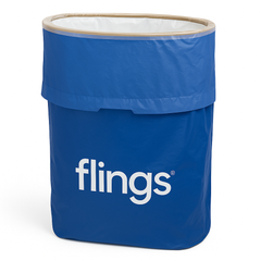 Royal Blue Pop-Up Reusable Trash Bin - 13 Gallon