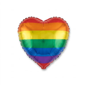 Heart-Shaped Pride Foil Balloon