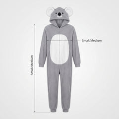 Cozy Koala Zipster Costume for Adults - Adult S/M