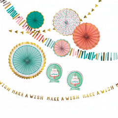 Happy Cake Day Birthday Room Decoration Kit