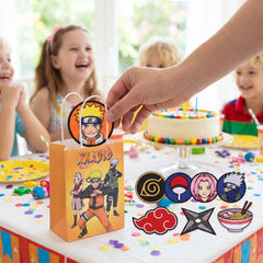 Naruto Anime Party Patches - 8 Count