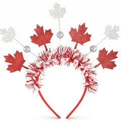 Canada Day Deluxe Tinsel Headband