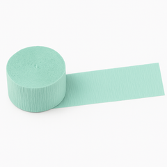 Cool Mint Crepe Paper Streamer - 81 ft